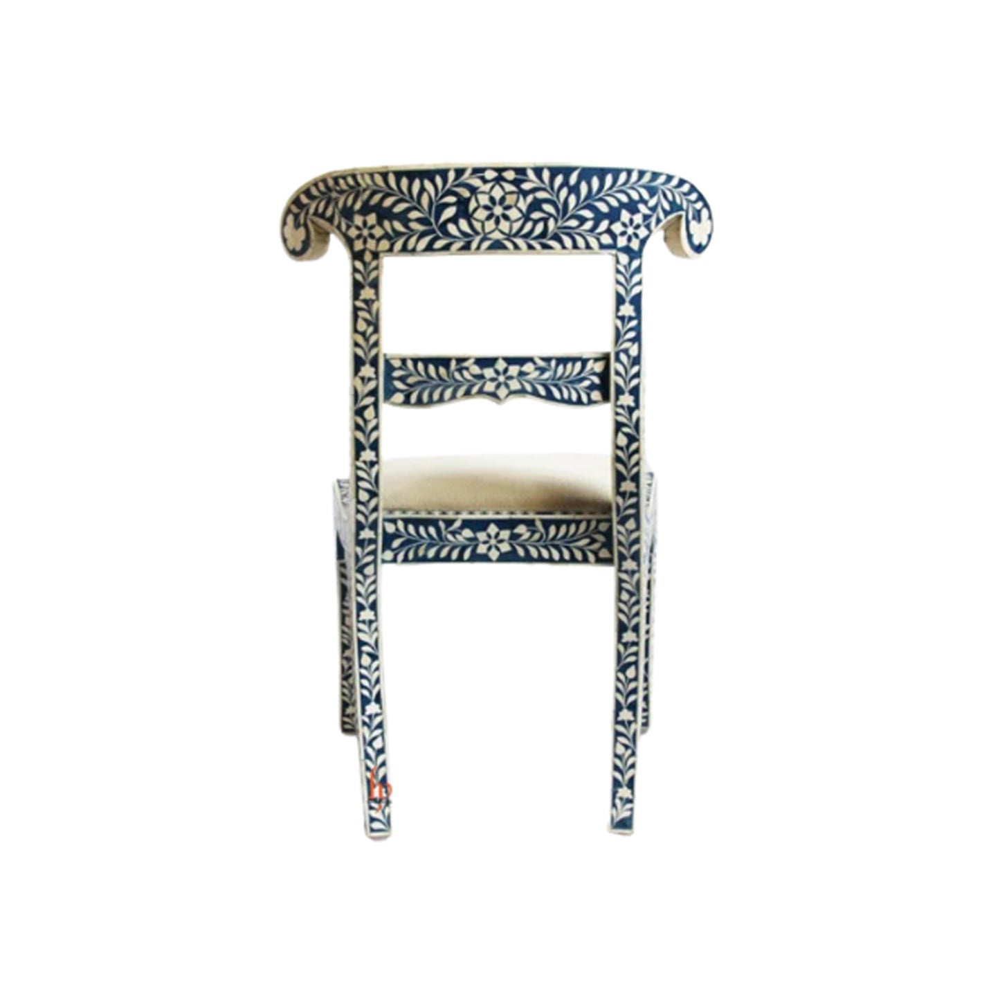 Handmade Bone Inlay Chair Beautifully Crafted Floral Dinning Chair Beautiful Home Decor Chair