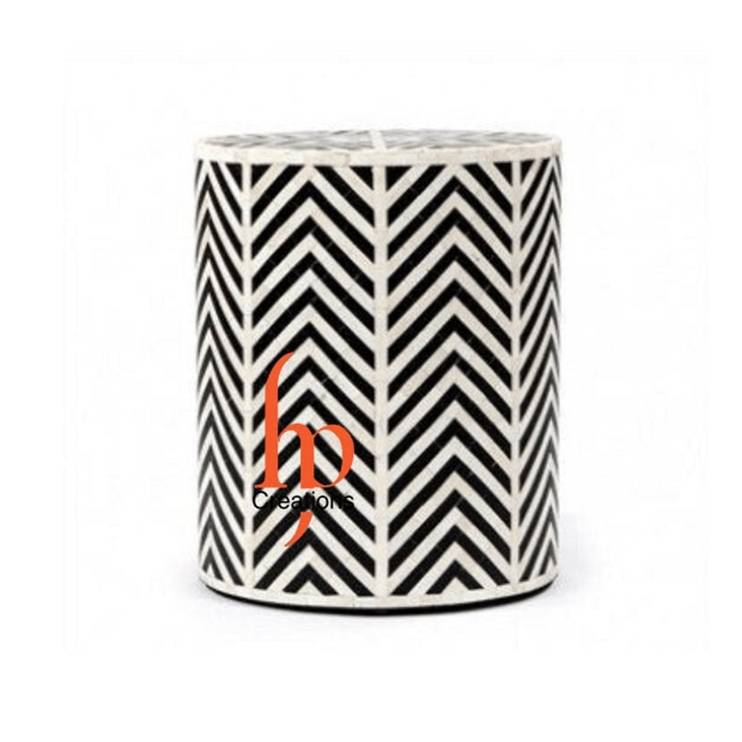 Personalized Bone Inlay Round Stool Home Decor Furniture Beautifully Attractive Look Side Table Dinning Stool Classic Vintage Furniture