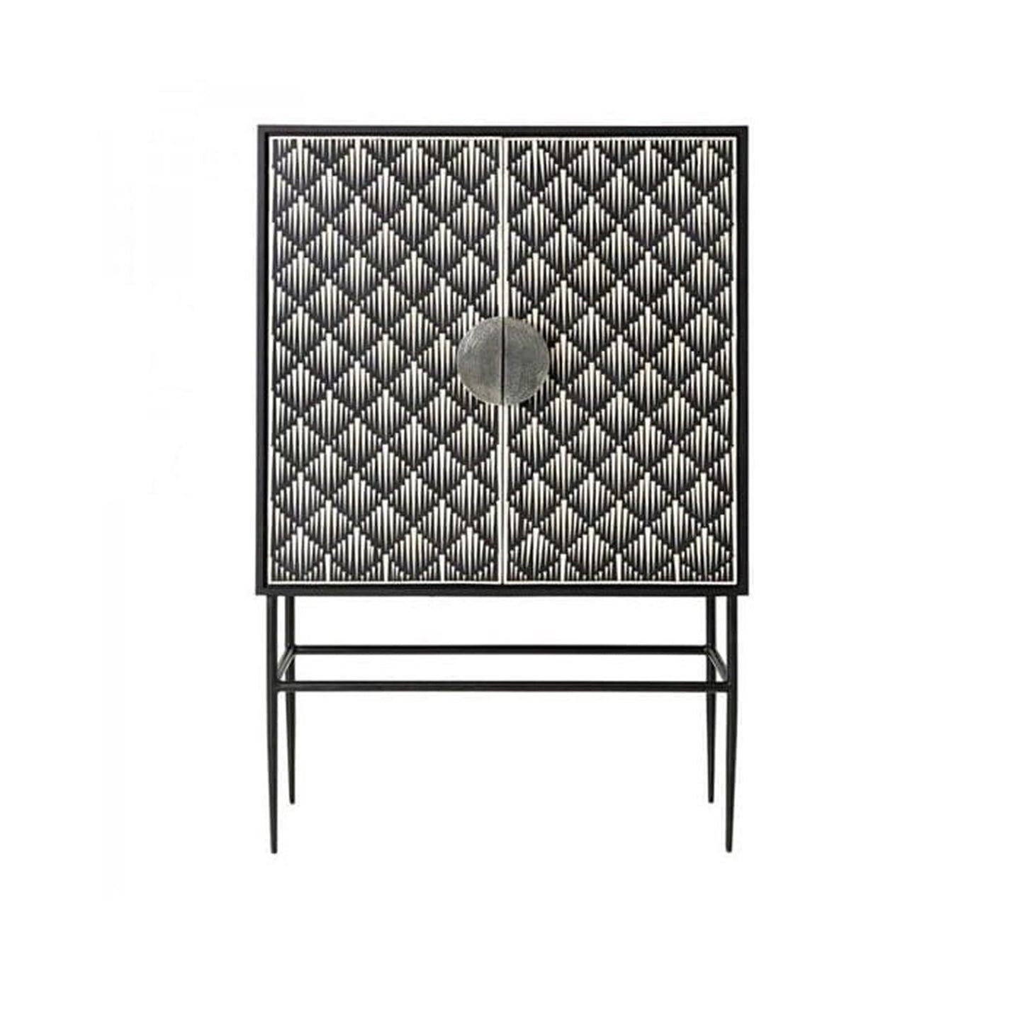 Bone Inlay Customized Handmade Bar Cabinet