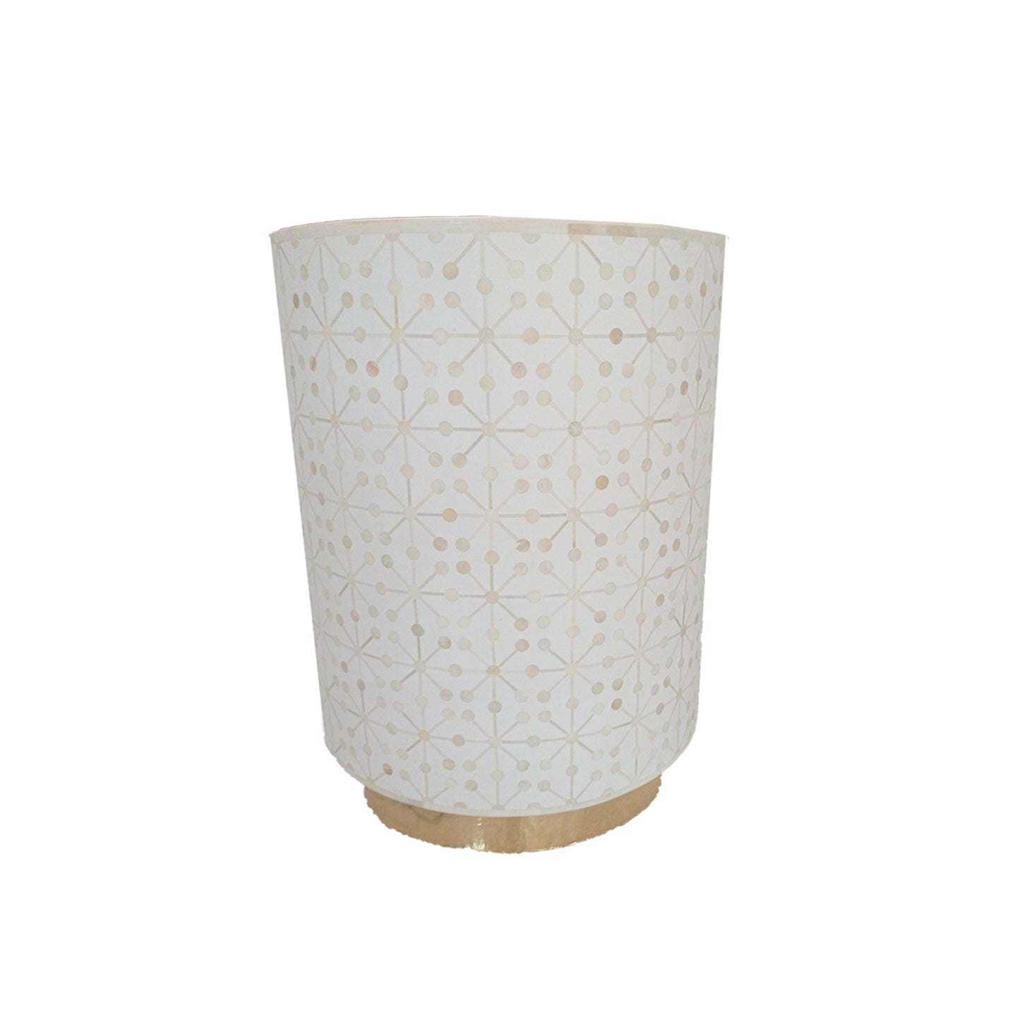 Handmade Customized Bone Inlay Round Stool