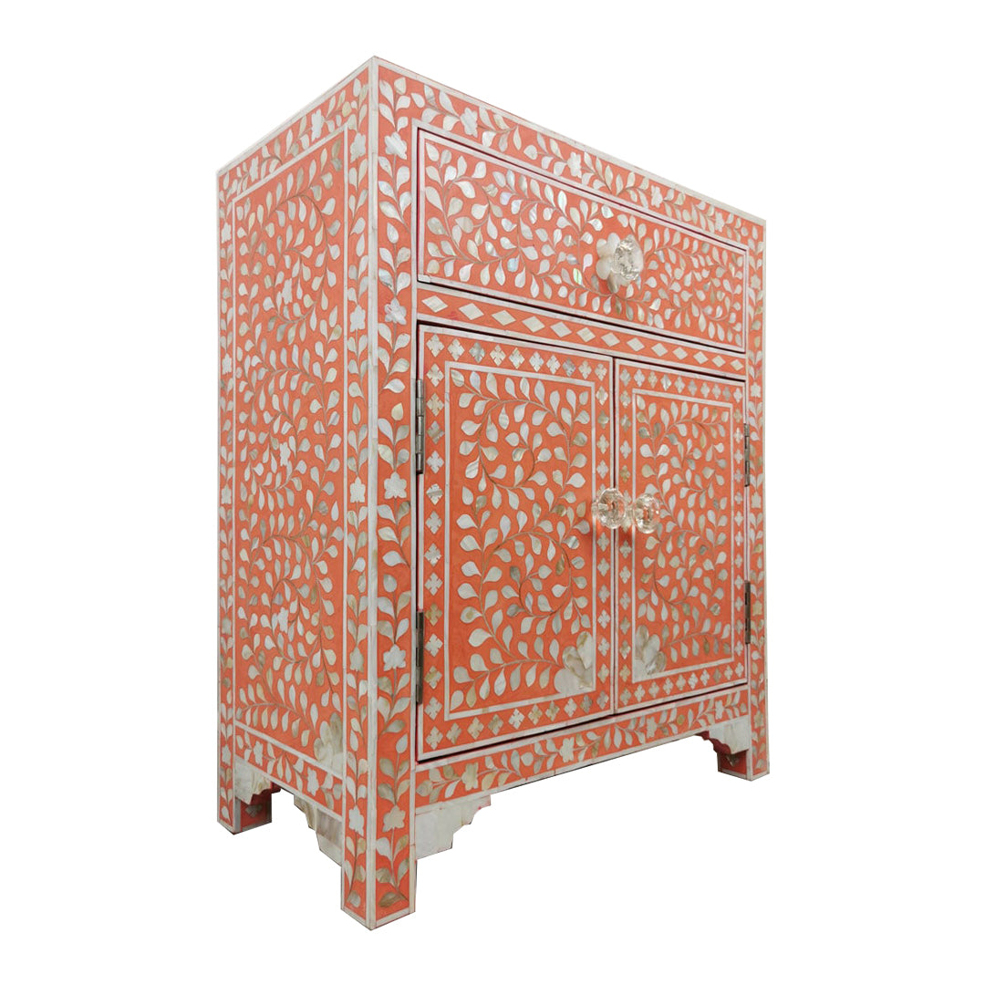 Handmade Customized Mother of Pearl Bedside Table
