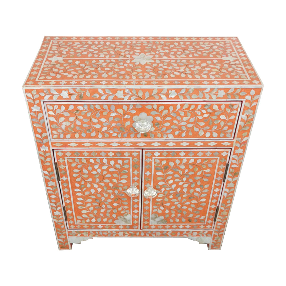 Handmade Customized Mother of Pearl Bedside Table
