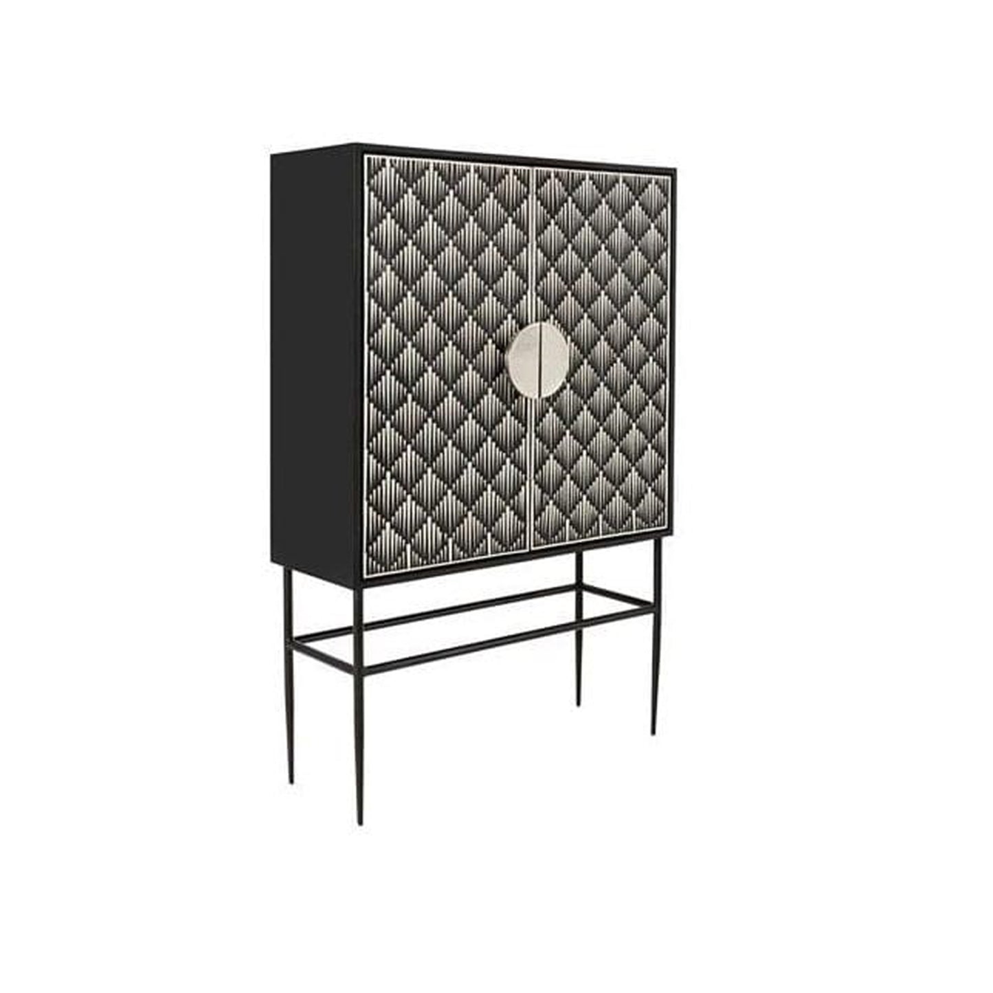 Bone Inlay Customized Handmade Bar Cabinet