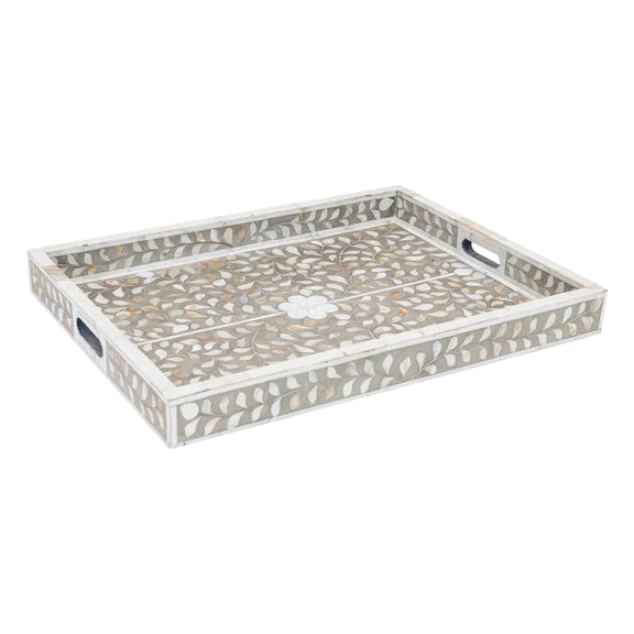 Personalized Handmade Mother Of Pearl Inlay Tray Decorative Serving Tray Beautifully Crafted Home Decor Kitchen Decor Perfect Gift For Loved Once