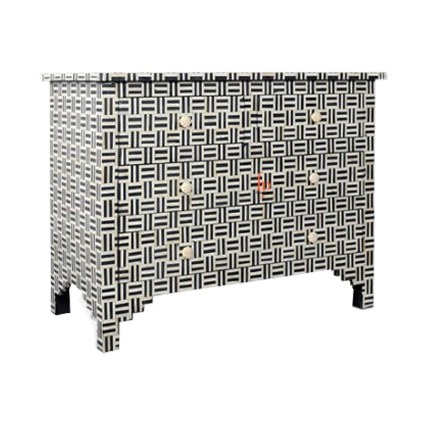 Personalized Handmade Bone Inlay 3 Chest Of Drawers Beautifully Crafted Home Decor Inlay Furniture