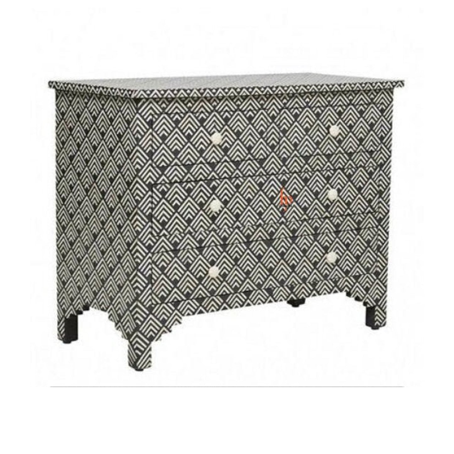 Personalized Handmade Bone Inlay 4 Chest Of Drawers Beautifully Crafted Home Decor Inlay Furniture