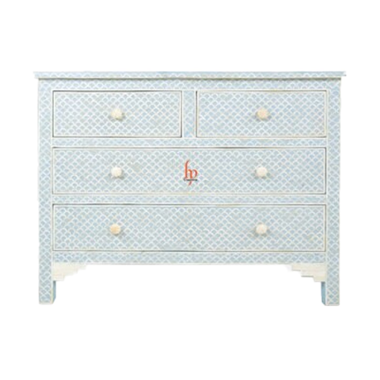 Personalized Handmade Bone Inlay 4 Chest Of Drawers Beautifully Crafted Home Decor Inlay Furniture