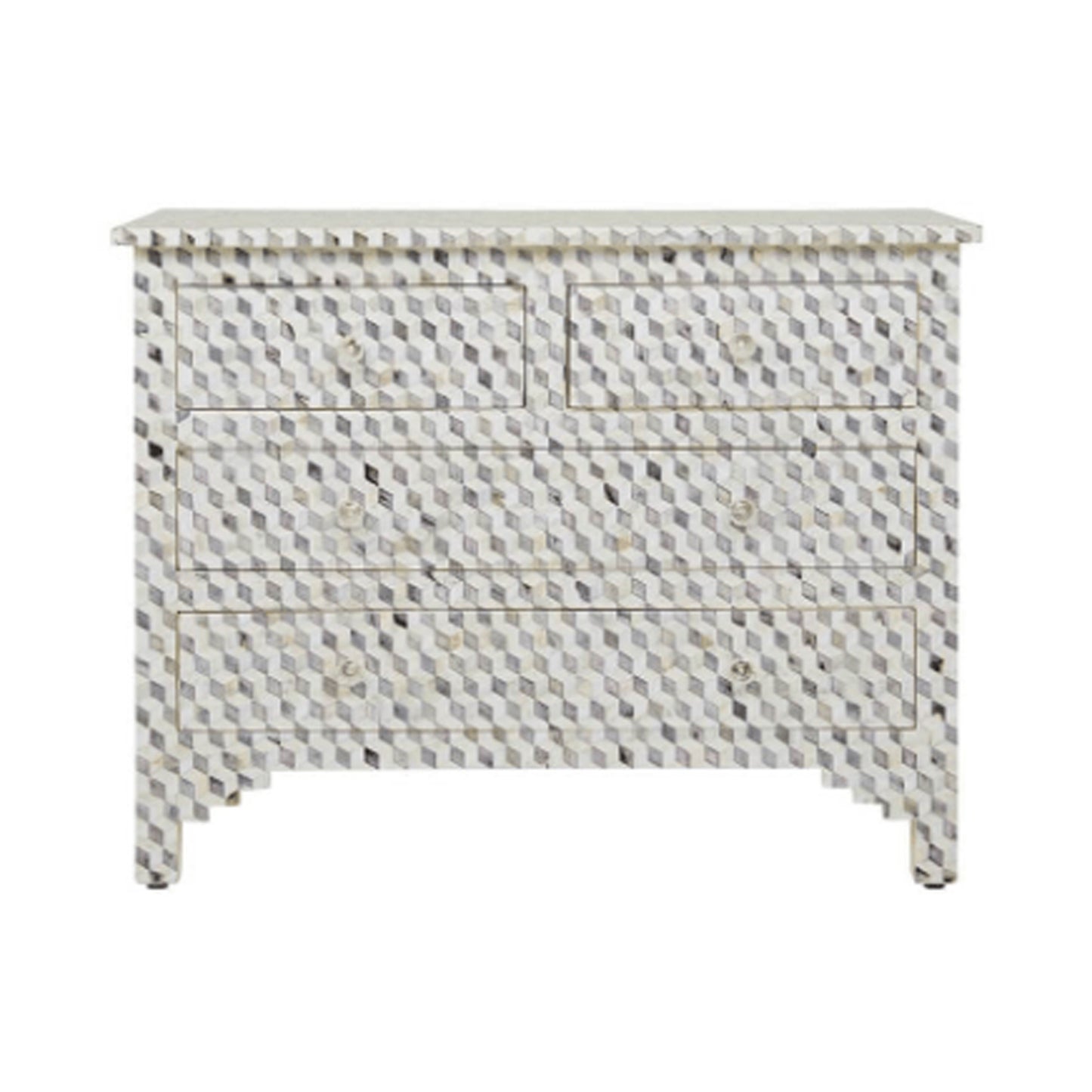 Bone Inlay Chest Of Drawers With Four Drawer Inlay Dresser Bone Inlay Cabinet
