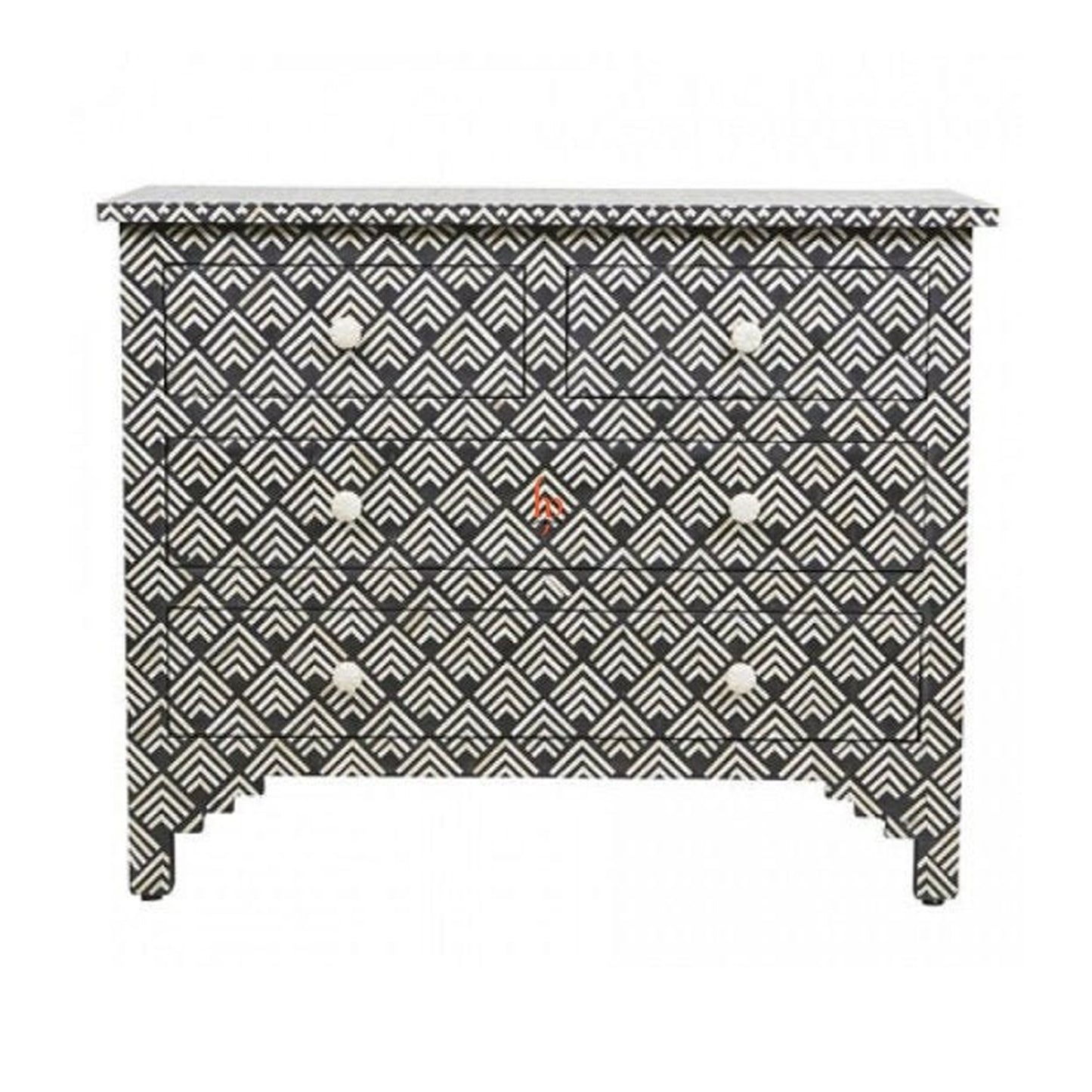 Personalized Handmade Bone Inlay 4 Chest Of Drawers Beautifully Crafted Home Decor Inlay Furniture