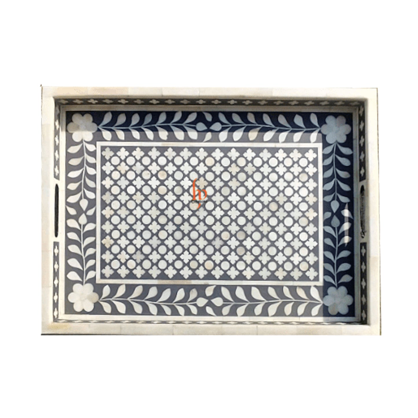 Handmade Customized Bone inlay Rectangular Serving Tray Best Gift For Any Occasion