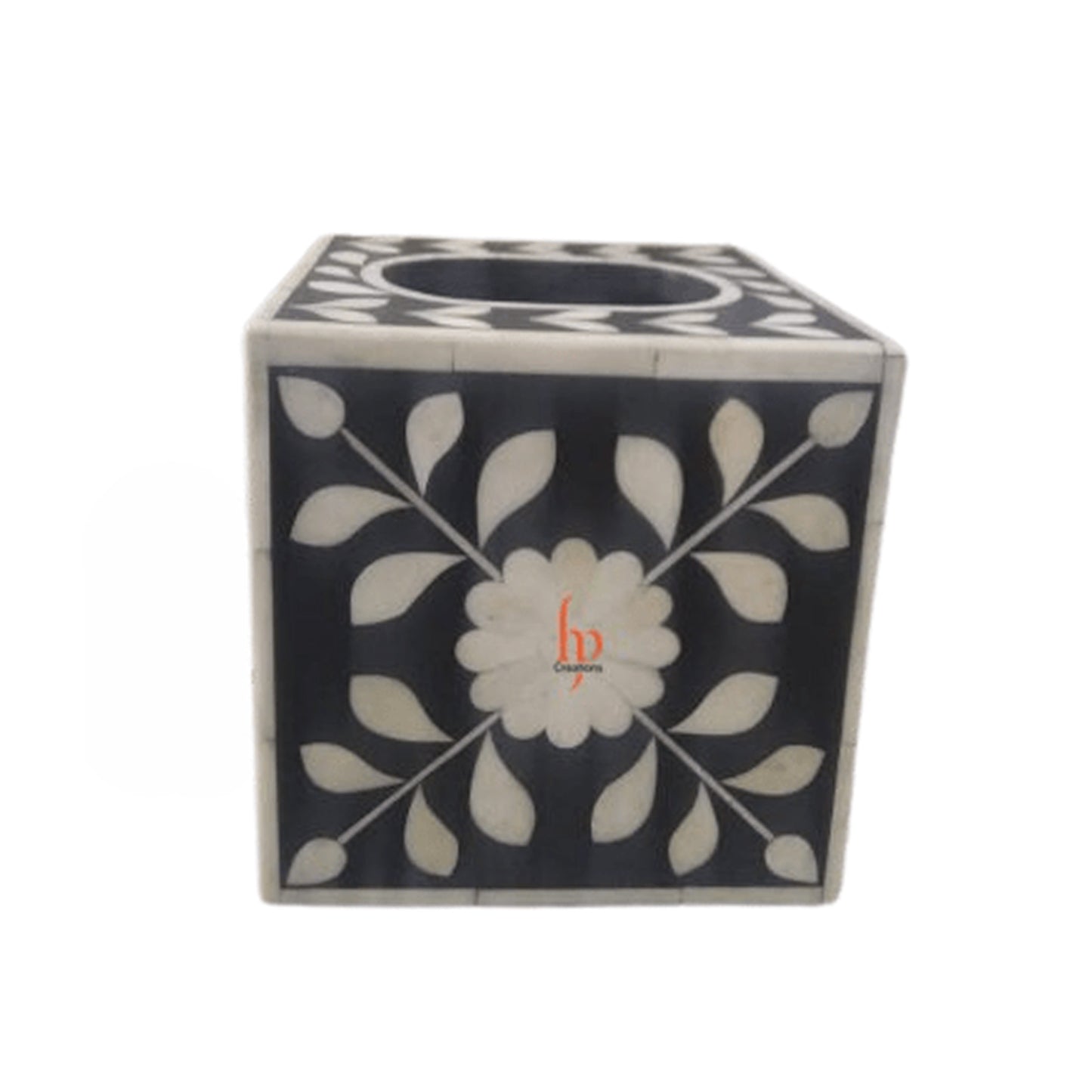 Handmade Antique Bone Inlay Tissue Box Beautifully Crafted Tissue Paper Box