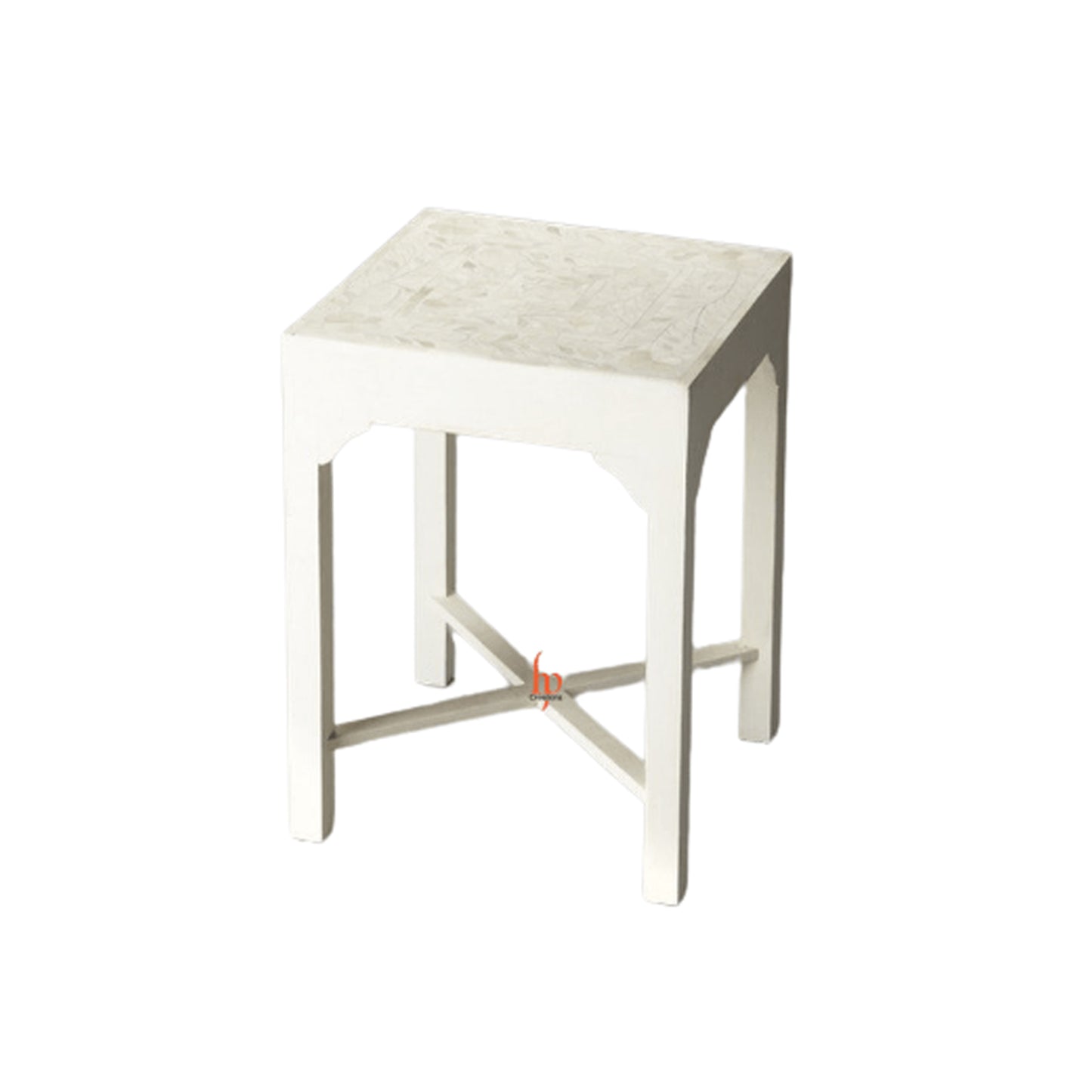 Handmade Mother Of Pearl Inlay Modern Design Stool Best Home Decor Furniture Beautifully Design Classic Vintage Furniture