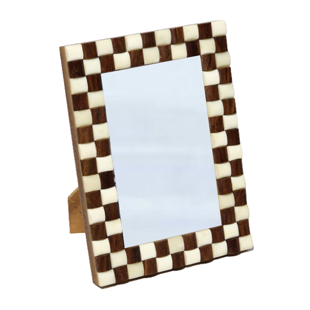 Handmade Customized Bone Inlay Pattern Photo Frame Best For Home Decor