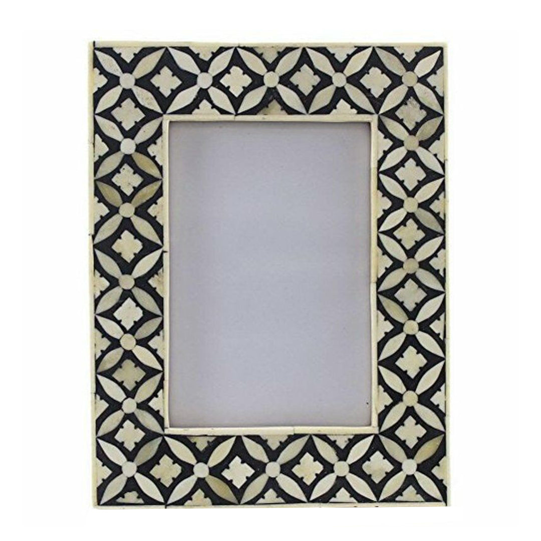Handmade Customized Bone Inlay Photo Frame
