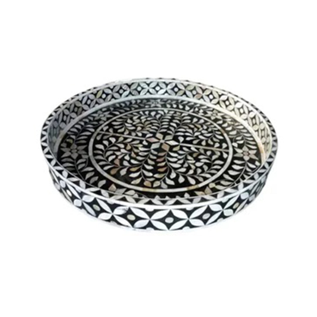 Handmade Customized Mother of Pearl Serving Tray for Home & Office