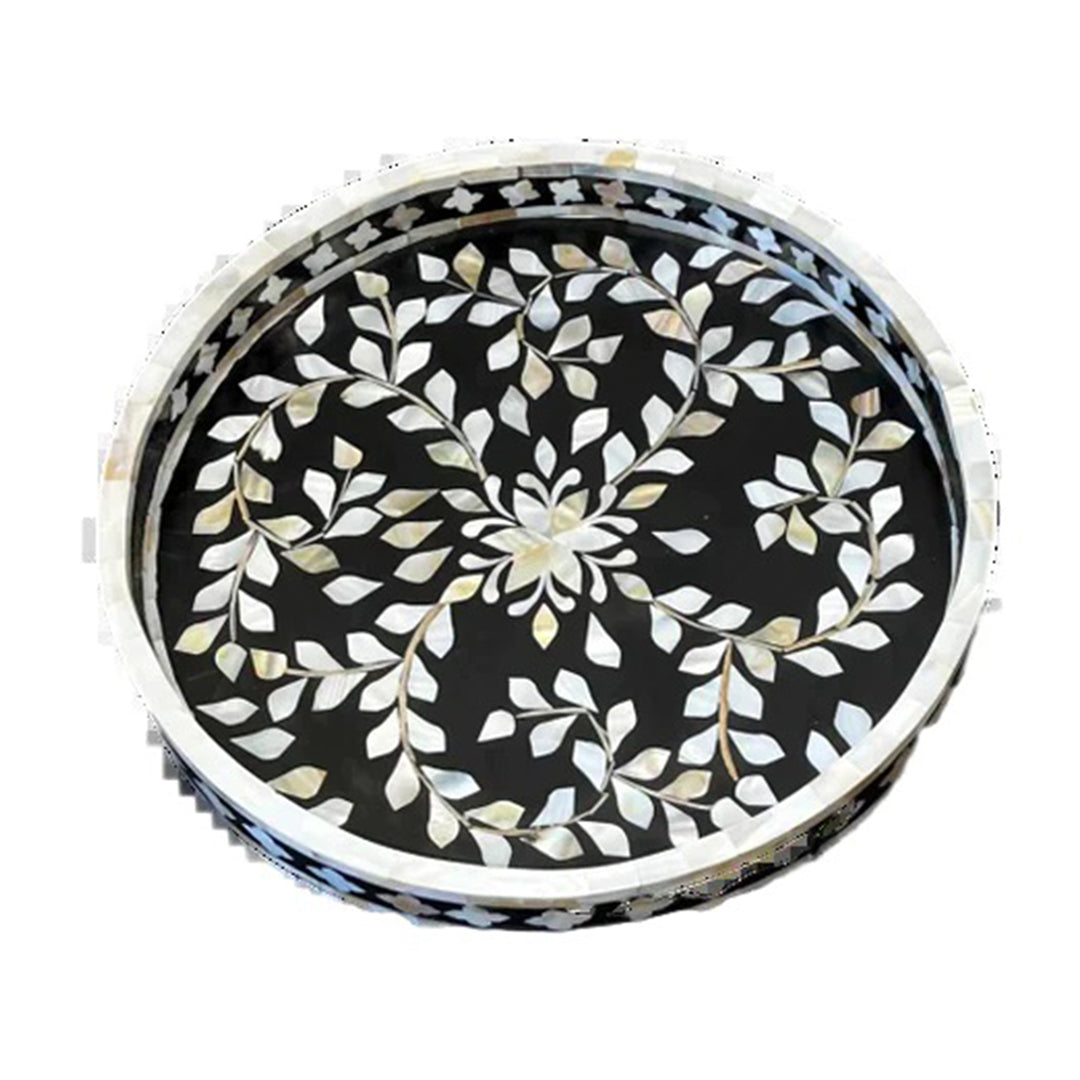 Handmade Customized Mother of Pearl Serving Tray for Home & Office