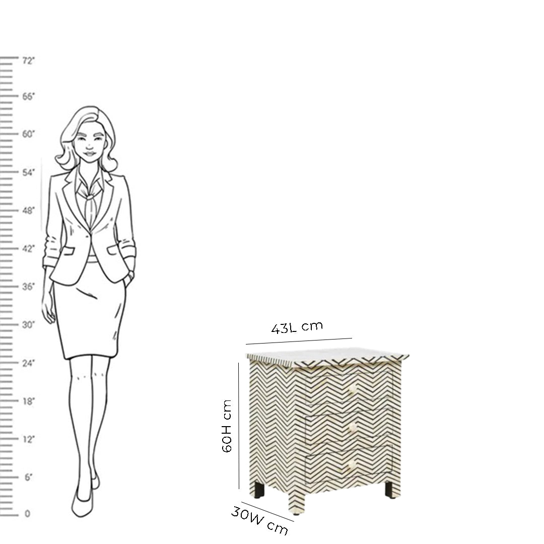Personalized Bone Inlay Bedside Bedside Cabinet Best Home Decor Item with Attractive Design Free Shipping and Insurance