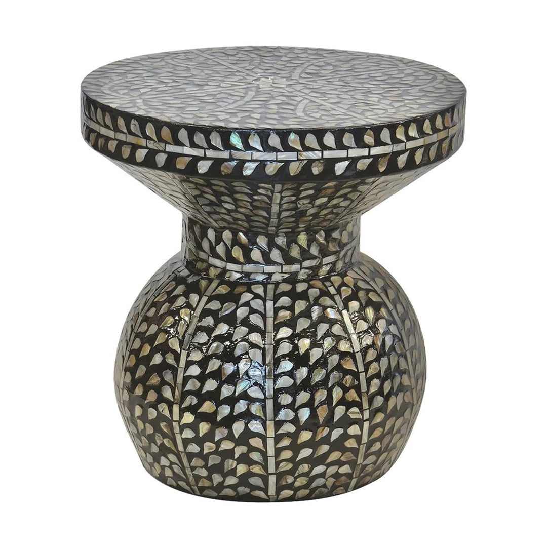 Personalized Mother of Pearl Inlay Home Beautifully Design Attractive Look Side Table Dinning Stool Classic Furniture