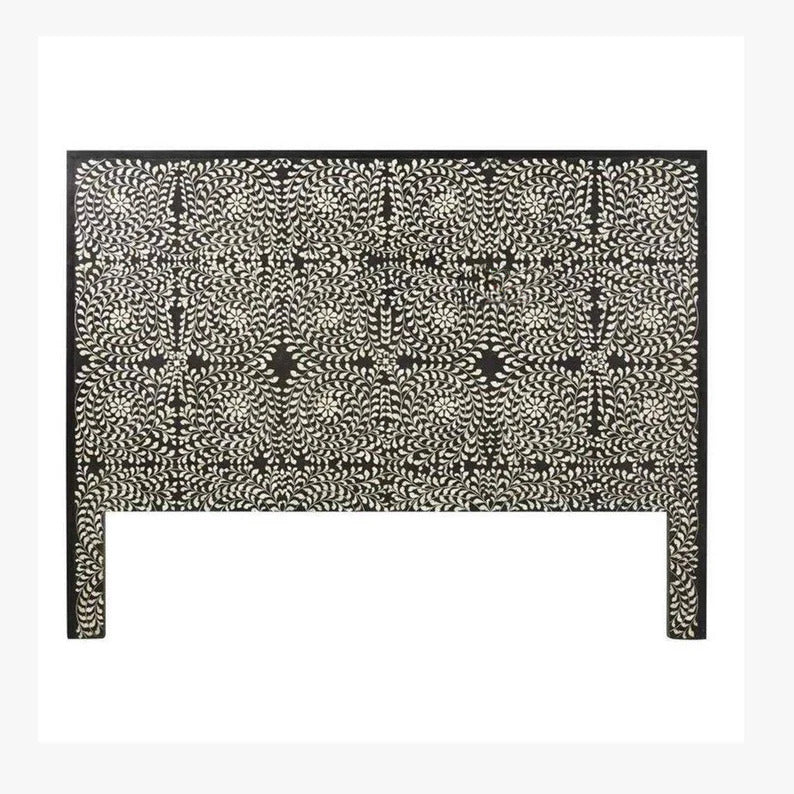 Handmade Customized Bone Inlay Bedhead Best For Home