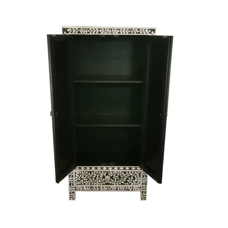 Personalized Handmade Bone Inlay Antique Floral Wardrobes Best For Home