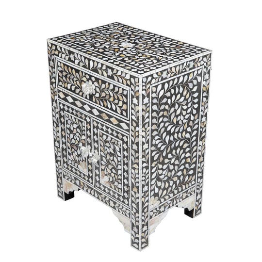 Handmade Customized Mother of Pearl Bedside Table