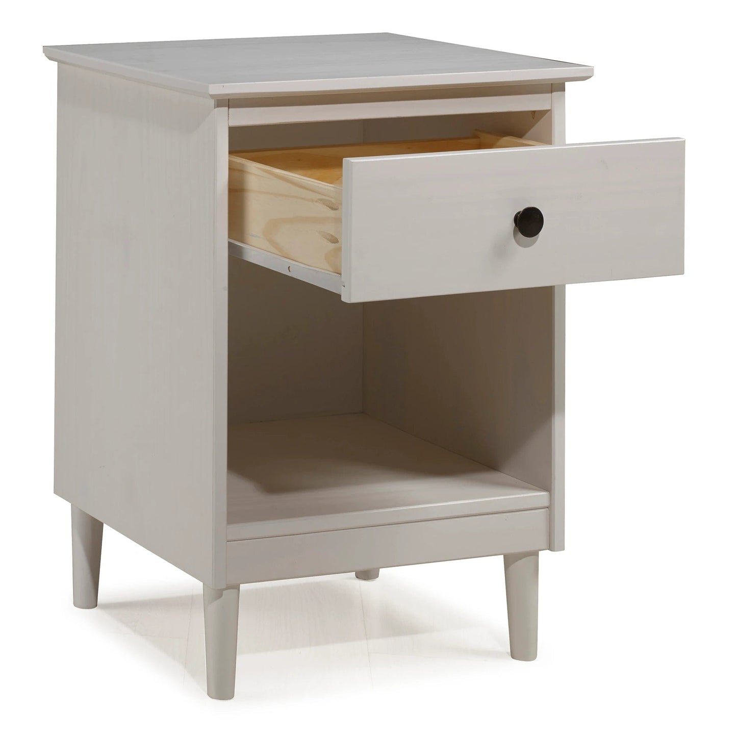 Handmade Customized Wooden 1 Drawer Bedside Table