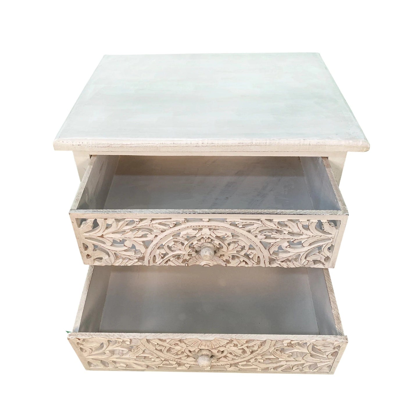 Handmade Customized Woodend 2 Drawer Bedside Table