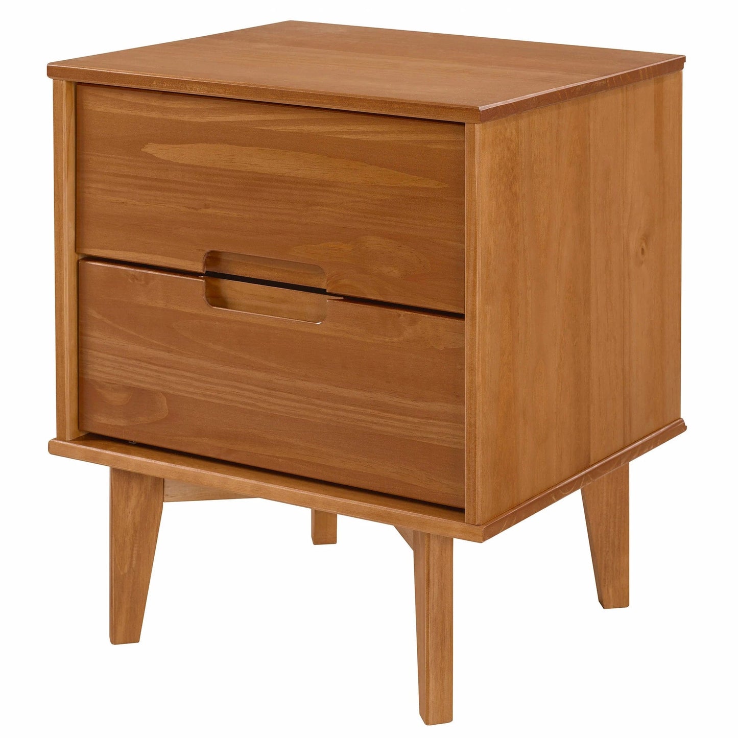 Handmade Customized Wooden 2 Drawer Bedside Table