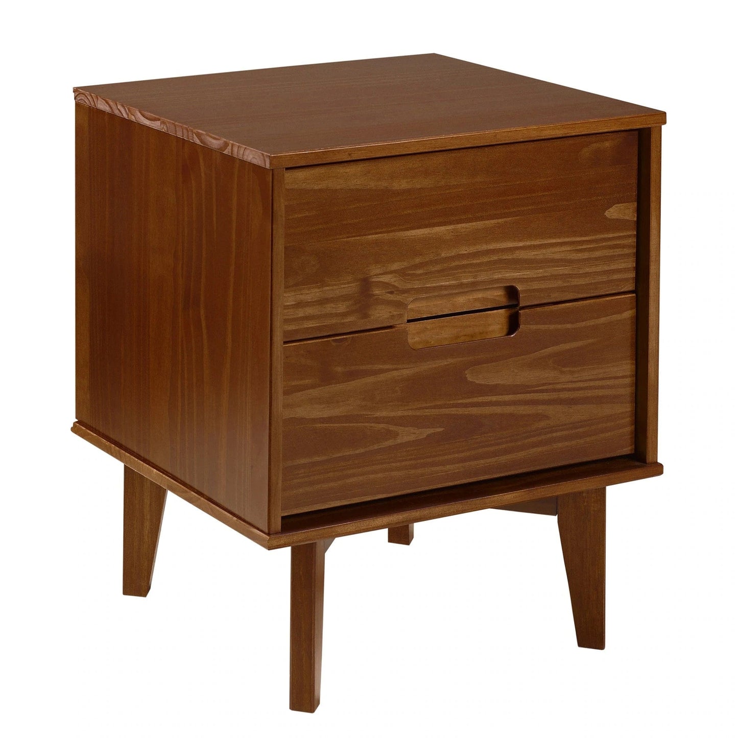 Handmade Customized Wooden 2 Drawer Bedside Table