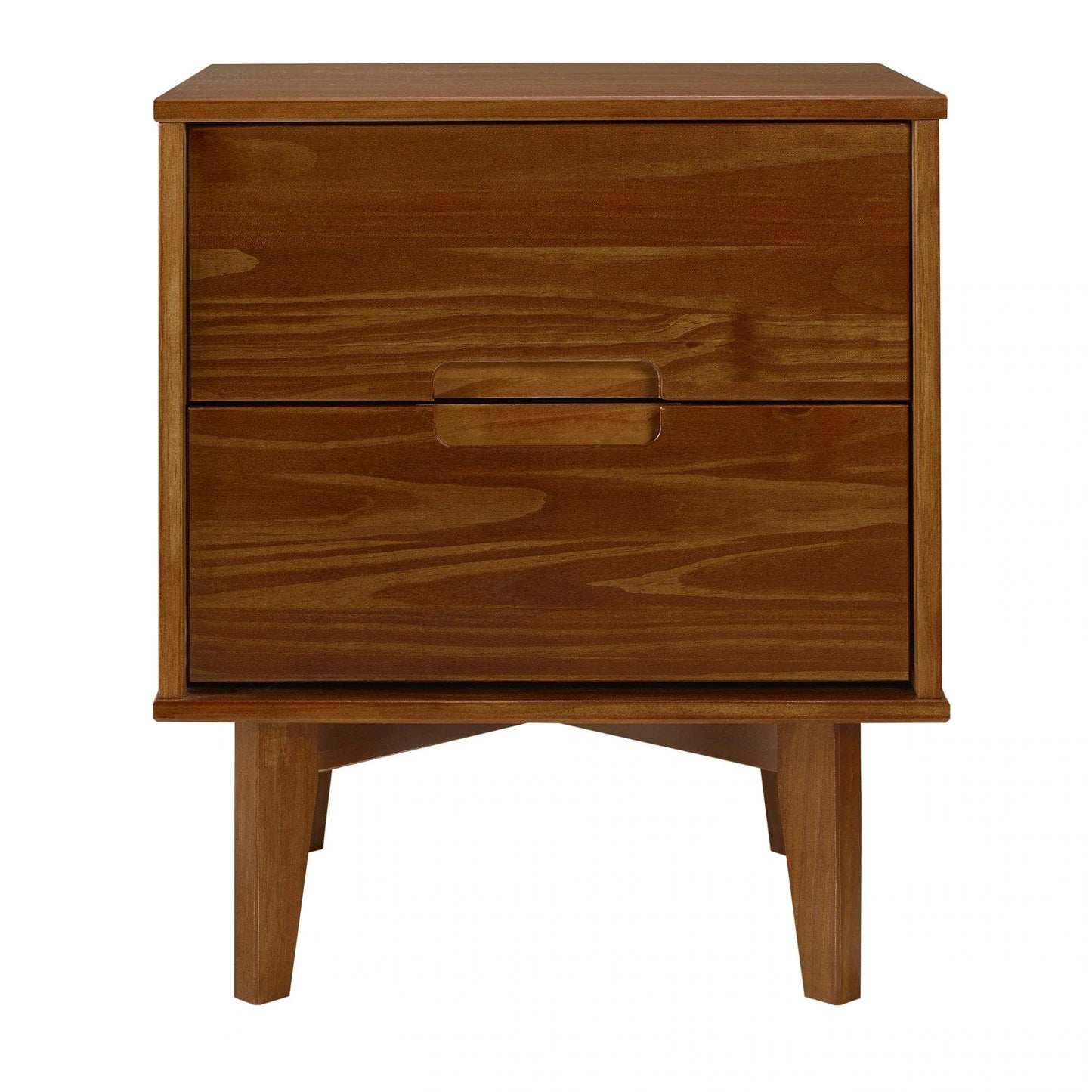 Handmade Customized Wooden 2 Drawer Bedside Table