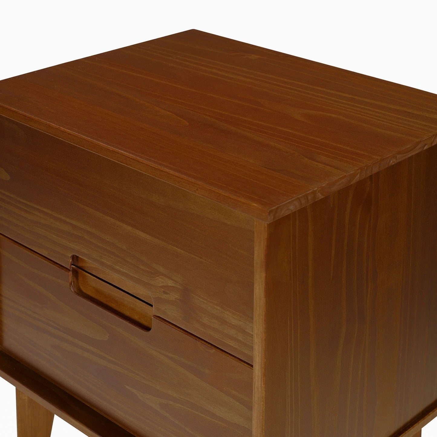 Handmade Customized Wooden 2 Drawer Bedside Table