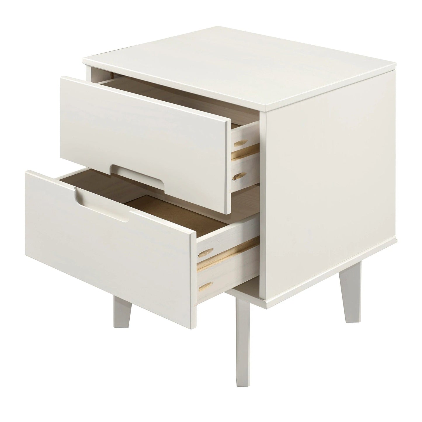 Handmade Customized Wooden 2 Drawer Bedside Table