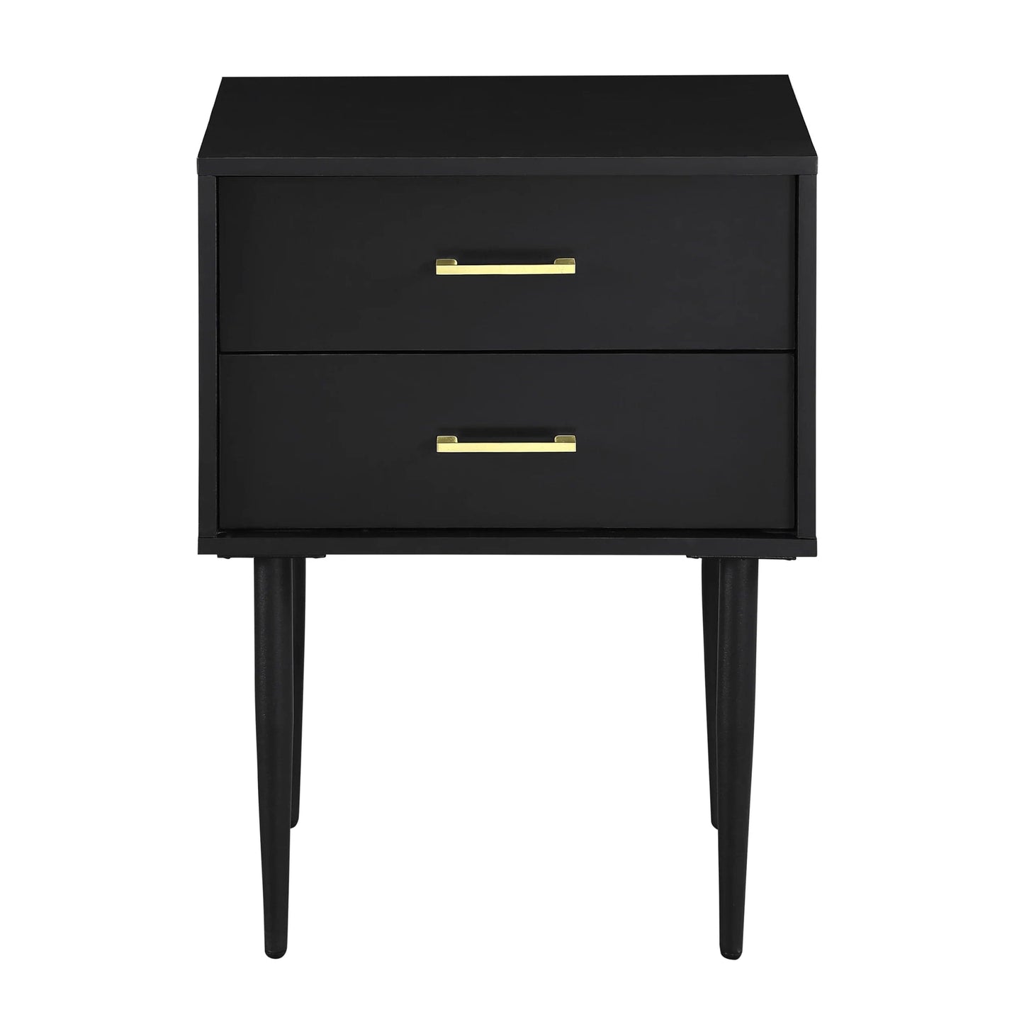 Handmade Customized Wooden 2 Drawer Bedside Table