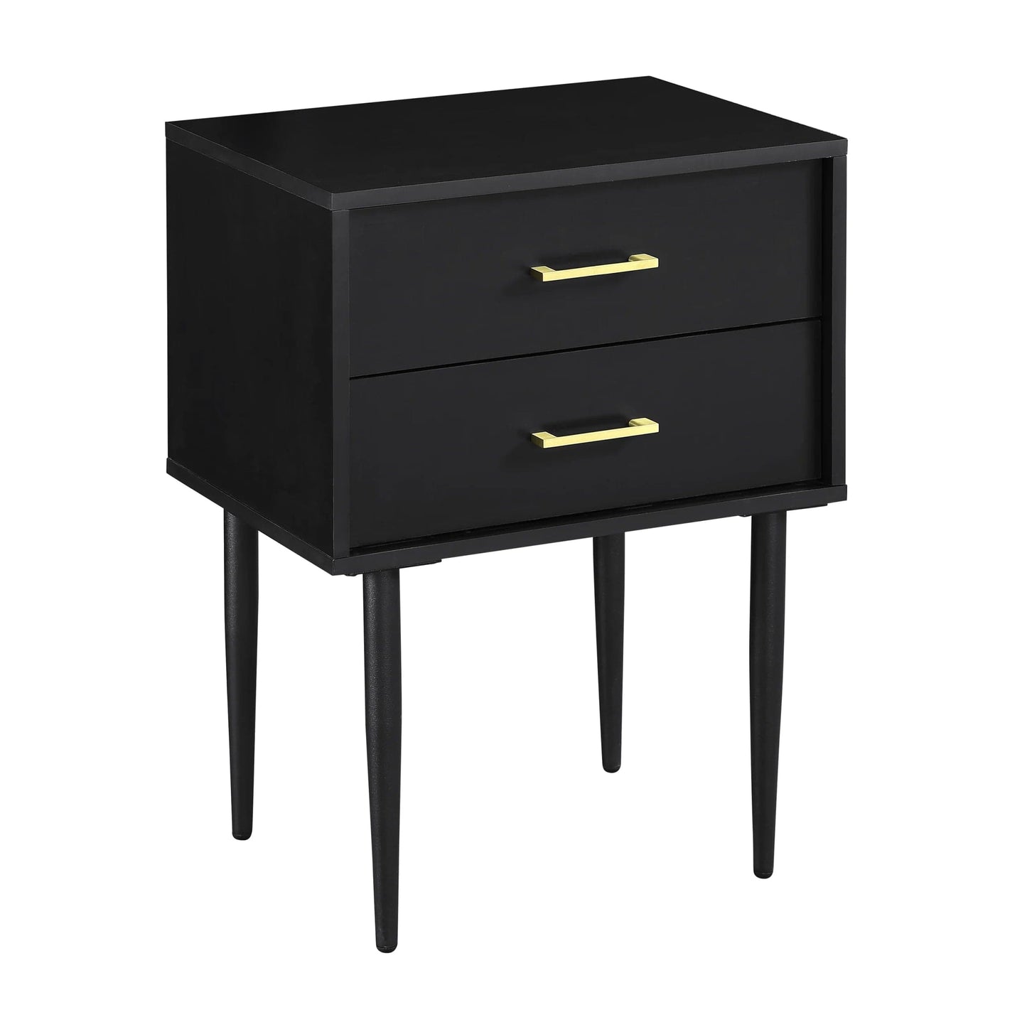 Handmade Customized Wooden 2 Drawer Bedside Table