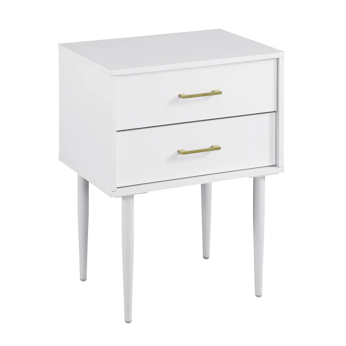 Handmade Customized Wooden 2 Drawer Bedside Table