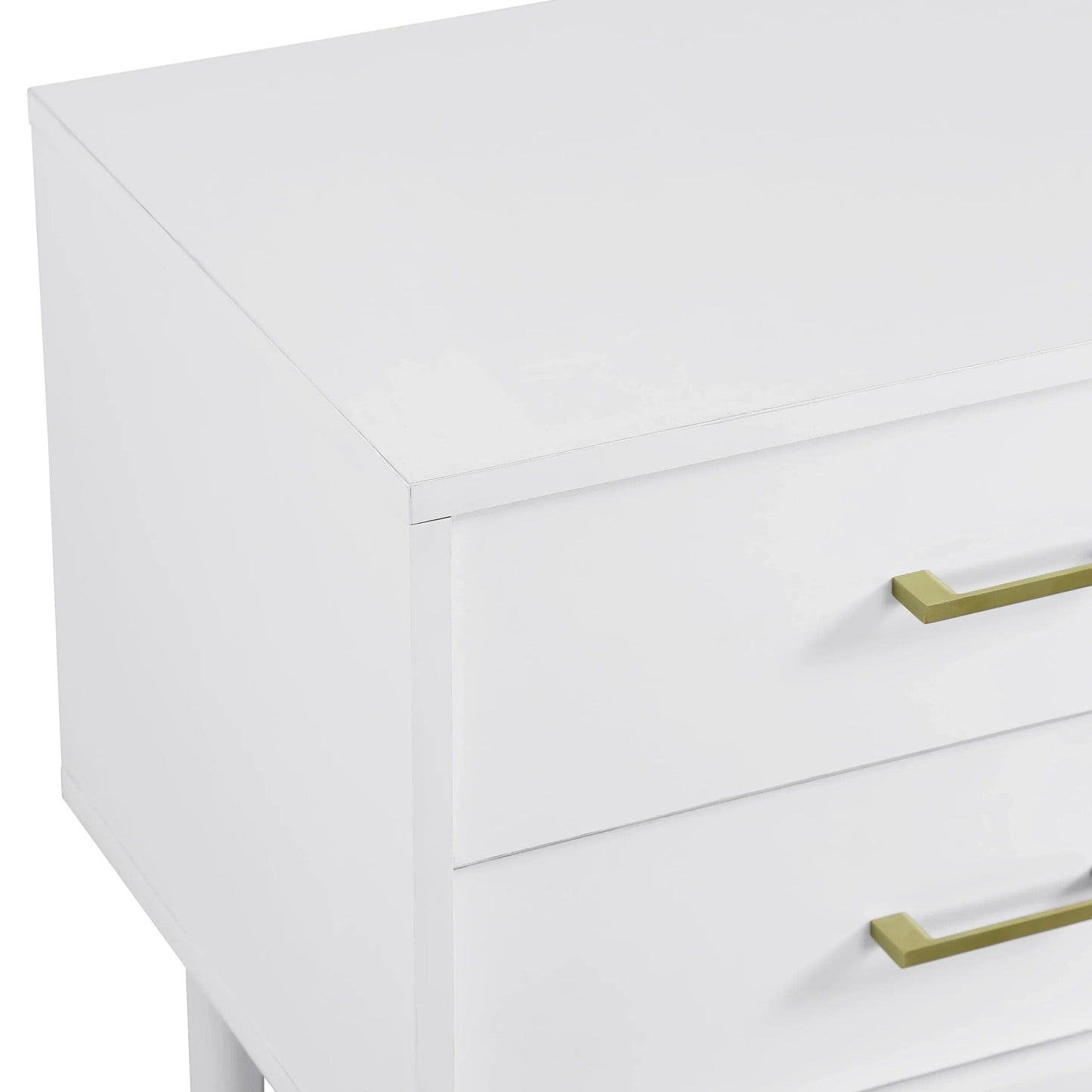 Handmade Customized Wooden 2 Drawer Bedside Table