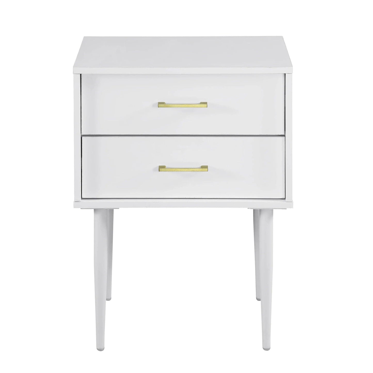 Handmade Customized Wooden 2 Drawer Bedside Table
