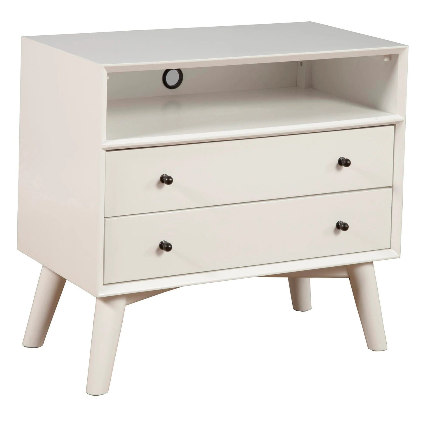 Handmade Customized Wooden 2 Drawer Bedside