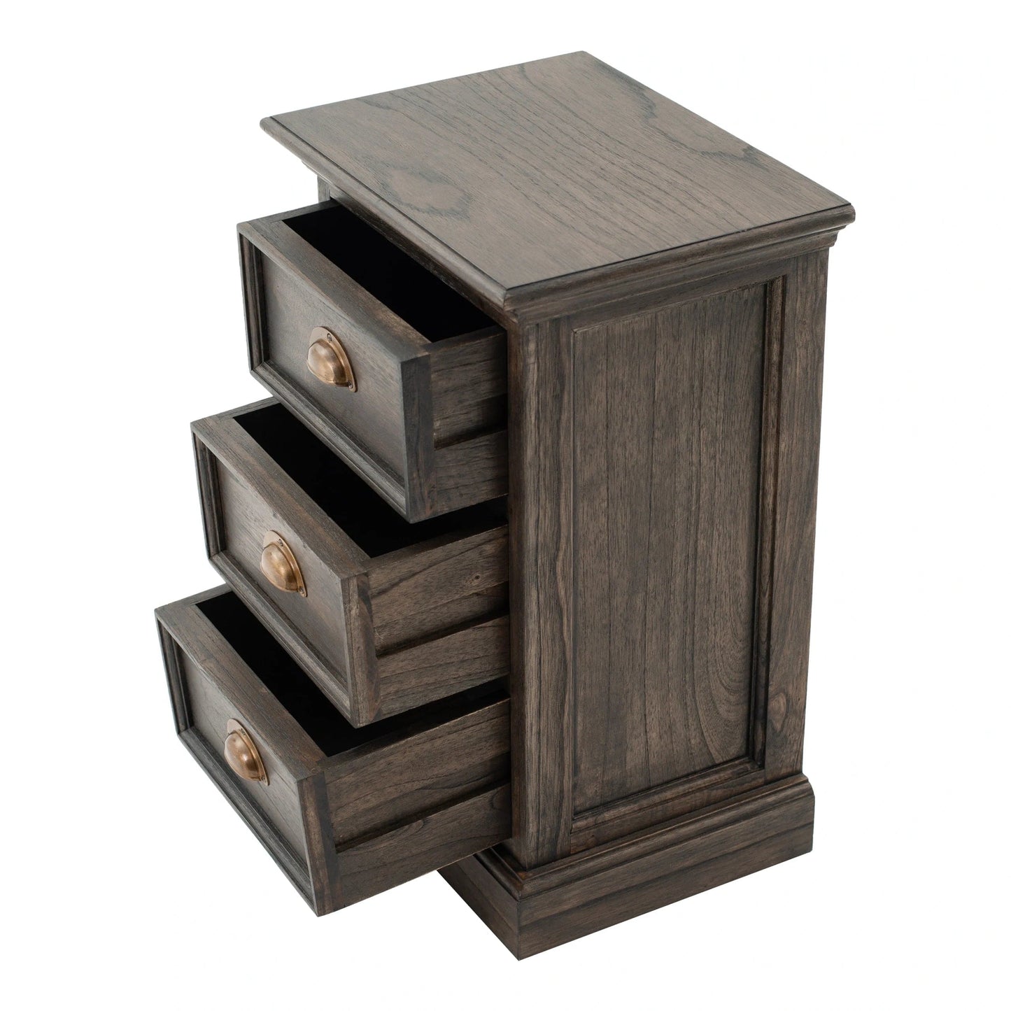 Handmade Customized Wooden 3 Drawer Bedside Table