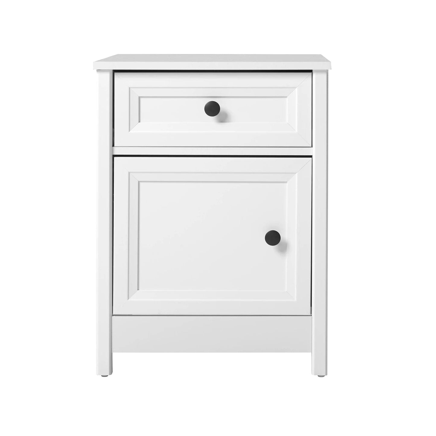 Handmade Customized wooden 1 Drawer and 1 cabinet Bedside Table