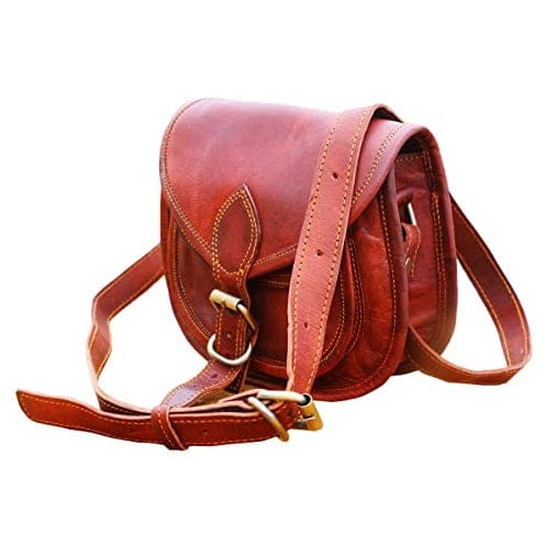 Handmade Women's Leather Purse/ Satchel Handbag /Tote Bag/ Brown Leather Cross Body Shoulder Bag