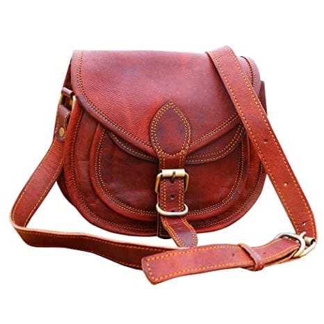 Handmade Women's Leather Purse/ Satchel Handbag /Tote Bag/ Brown Leather Cross Body Shoulder Bag