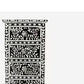 Mother Of pearl Tall Boy Chest Of 6 Drawer in Floral Pattern