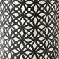 Bone Inlay Stools in black diamond pattern