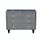 Bone Inlay Chest Of Drawers in Black Color