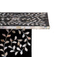 Mother Of Pearl Cake Stand In Black Floral Pattern