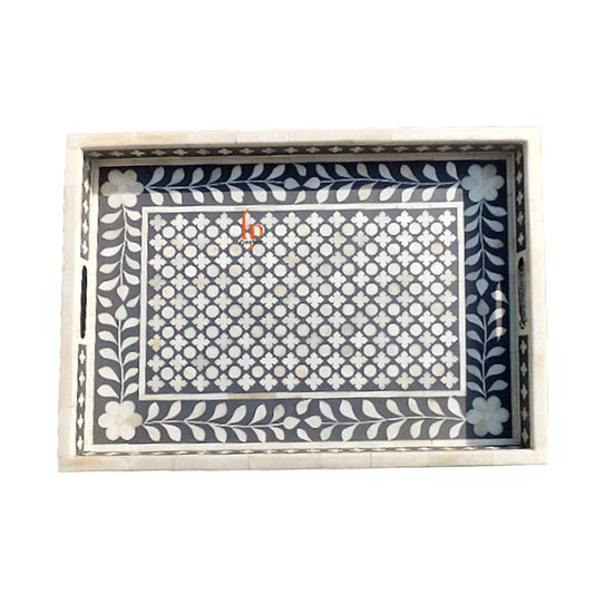 Hand Crafted Bone Inlay Tray a Perfect gift for loved ones Best gift for any Occasion.