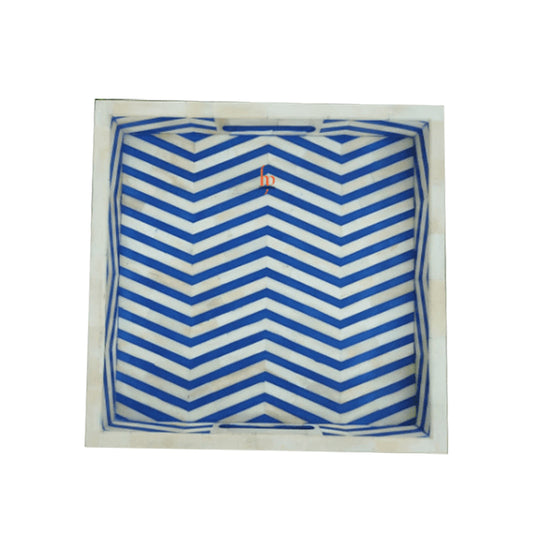 Beautiful Hand Crafted Bone Inlay Decorative Tray Best Gift For your Loved One's by hpCreations
