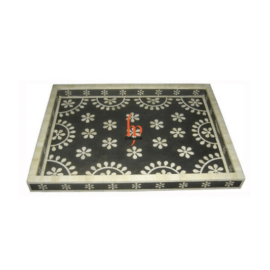 Hand Crafted Bone Inlay Tray a Perfect gift any Occasion