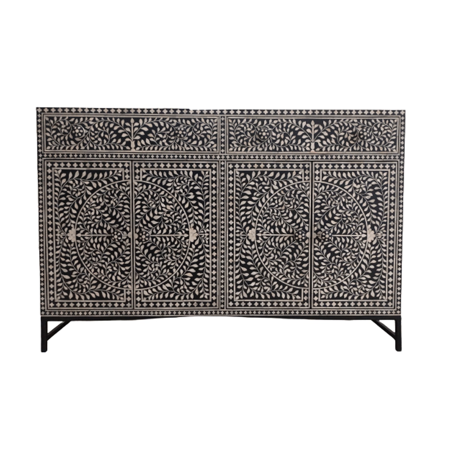 Handmade Customized Bone Inlay Chest of 2 Drawer